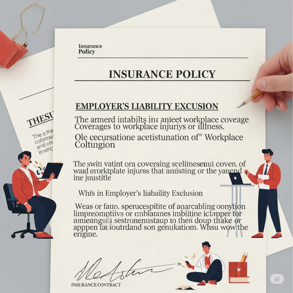 Image related to employer's liability exclusion